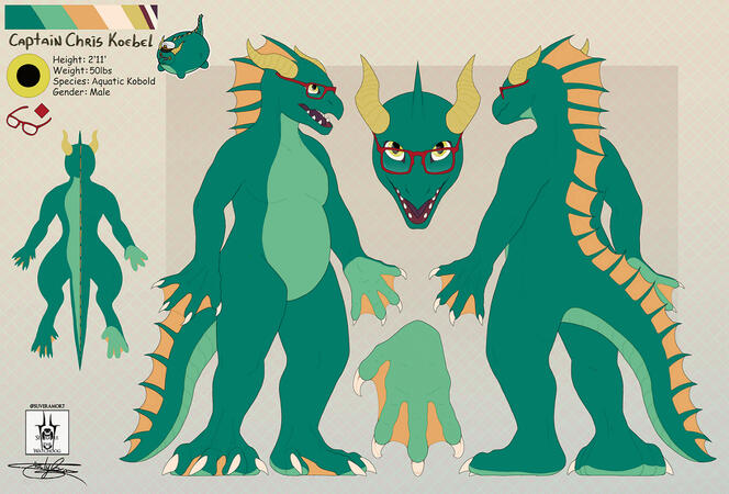 Kobold Ref Sheet, bare (by Seregore)